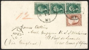 Sale 1224, Lot 64, 1857-60 Issue