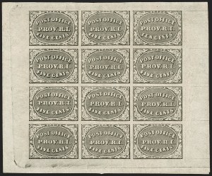 Sale 1224, Lot 8, Postmasters' Provisionals