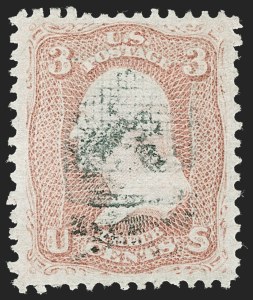 Sale 1224, Lot 98, 1867-68 Grilled Issue