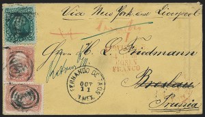 Sale 1224, Lot 99, 1867-68 Grilled Issue