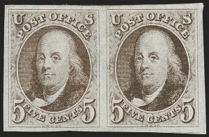 Sale 1227, Lot 2073, 5c 1847 Issue (Scott 1)