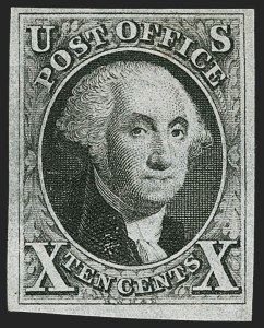 Sale 1227, Lot 2115, 10c 1847 Issue (Scott 2)