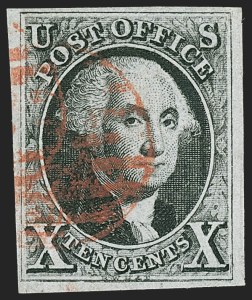 Sale 1227, Lot 2131, 10c 1847 Issue (Scott 2)