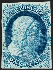 Sale 1227, Lot 2138, 1c 1851-56 Issue (Scott 5A-9)