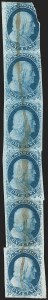 Sale 1227, Lot 2148, 1c 1851-56 Issue (Scott 5A-9)