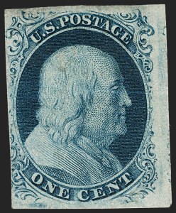 Sale 1227, Lot 2151, 1c 1851-56 Issue (Scott 5A-9)