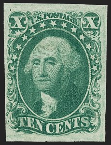 Sale 1227, Lot 2196, 10c-12c 1851-56 Issue (Scott 13-17)
