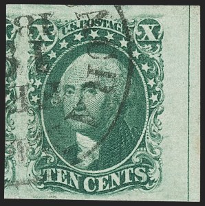Sale 1227, Lot 2199, 10c-12c 1851-56 Issue (Scott 13-17)