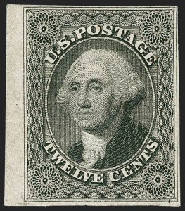 Sale 1227, Lot 2213, 10c-12c 1851-56 Issue (Scott 13-17)