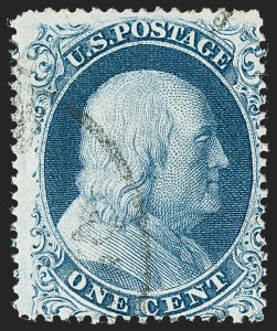 Sale 1227, Lot 2225, 1c 1857-60 Issue (Scott 18-24)