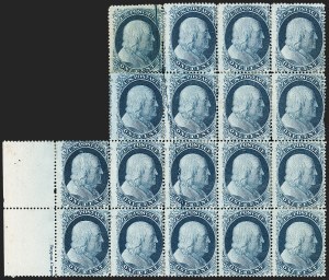 Sale 1227, Lot 2227, 1c 1857-60 Issue (Scott 18-24)