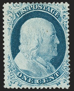 Sale 1227, Lot 2237, 1c 1857-60 Issue (Scott 18-24)