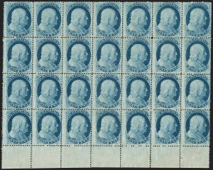 Sale 1227, Lot 2243, 1c 1857-60 Issue (Scott 18-24)