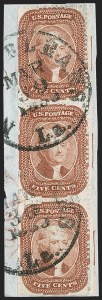 Sale 1227, Lot 2251, 3c-10c 1857-60 Issue (Scott 25-35)