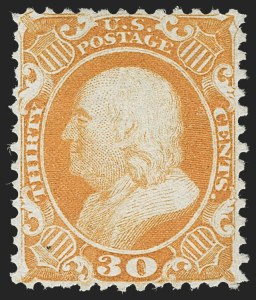 Sale 1227, Lot 2300, 1875 Reprint of 1857-60 Issue (Scott 40-47)