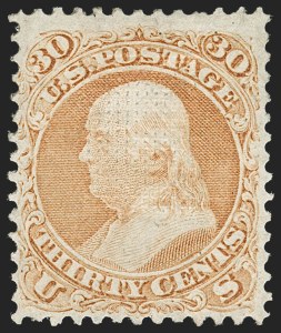 Sale 1227, Lot 2391, 1867-68 Grilled Issue, E, F Grills (Scott 86-101)