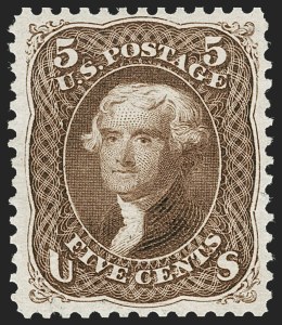 Sale 1227, Lot 2403, 1875 Re-Issue of 1861-66 Issue (Scott 102-111)