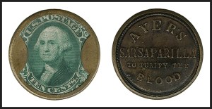 Sale 1227, Lot 2428, Drs. Joanne and Edward Dauer Collection of Encased Postage (EP1/EP58A)