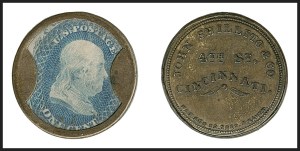 Sale 1227, Lot 2484, Drs. Joanne and Edward Dauer Collection of Encased Postage (EP68/EP179)