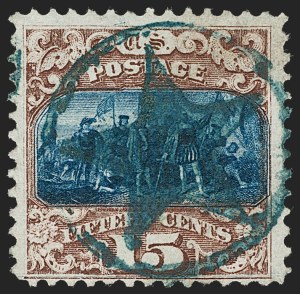 Sale 1227, Lot 2641, 15c-90c 1869 Pictorial Issue (Scott 118-122)