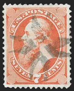 Sale Number 1227, Lot Number 2721, Fancy Cancels on the 1869 Pictorial Issue and 1870-88 Bank Notes Issues Sale Number 1227, Lot Number 2721, Fancy Cancels on the 1869 Pictorial Issue and 1870-88 Bank Notes Issues