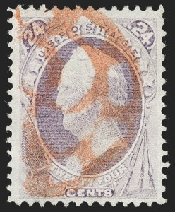Sale 1227, Lot 2724, Fancy Cancels on the 1869 Pictorial Issue and 1870-88 Bank Notes Issues