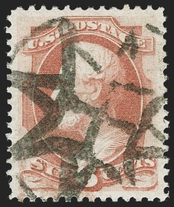 Sale Number 1227, Lot Number 2729, Fancy Cancels on the 1869 Pictorial Issue and 1870-88 Bank Notes Issues Sale Number 1227, Lot Number 2729, Fancy Cancels on the 1869 Pictorial Issue and 1870-88 Bank Notes Issues