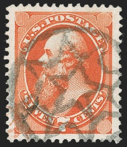 Sale Number 1227, Lot Number 2735, Fancy Cancels on the 1869 Pictorial Issue and 1870-88 Bank Notes Issues Sale Number 1227, Lot Number 2735, Fancy Cancels on the 1869 Pictorial Issue and 1870-88 Bank Notes Issues