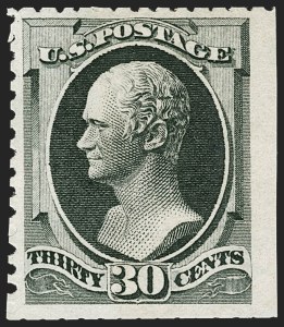 Sale 1227, Lot 2810, 1875 Continental Bank Note Co. Hard Paper Special Printing (Scott 167-175)