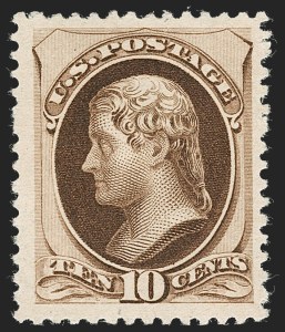 Sale 1227, Lot 2844, 1880-83 American Bank Note Co. Special Printing (Scott 192-202)