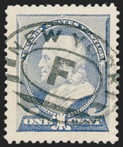Sale Number 1227, Lot Number 2860, 1881-87 American Bank Note Co. Issues (Scott 205-218) Sale Number 1227, Lot Number 2860, 1881-87 American Bank Note Co. Issues (Scott 205-218)