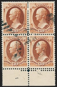 Sale 1227, Lot 2864, 1881-87 American Bank Note Co. Issues (Scott 205-218)