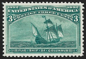Sale Number 1227, Lot Number 2883, 1c- 50c 1893 Columbian Issue (Scott 230-240) Sale Number 1227, Lot Number 2883, 1c- 50c 1893 Columbian Issue (Scott 230-240)