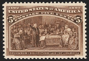 Sale 1227, Lot 2892, 1c- 50c 1893 Columbian Issue (Scott 230-240)