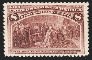 Sale Number 1227, Lot Number 2902, 1c- 50c 1893 Columbian Issue (Scott 230-240) Sale Number 1227, Lot Number 2902, 1c- 50c 1893 Columbian Issue (Scott 230-240)