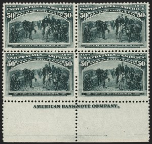 Sale 1227, Lot 2916, 1c- 50c 1893 Columbian Issue (Scott 230-240)