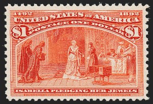 Sale 1227, Lot 2921, $1.00-$5.00 1893 Columbian Issue (Scott 241-245)