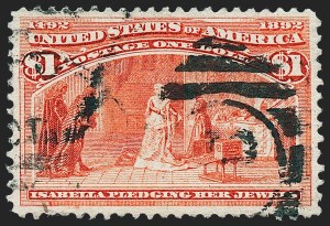 Sale 1227, Lot 2926, $1.00-$5.00 1893 Columbian Issue (Scott 241-245), $1.00 Columbian (241) Sale 1227, Lot 2926, $1.00-$5.00 1893 Columbian Issue (Scott 241-245)