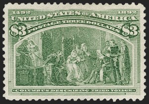 Sale 1227, Lot 2935, $1.00-$5.00 1893 Columbian Issue (Scott 241-245)
