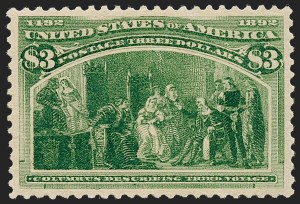 Sale 1227, Lot 2937, $1.00-$5.00 1893 Columbian Issue (Scott 241-245)