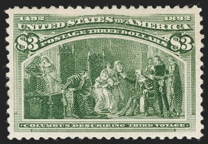 Sale 1227, Lot 2938, $1.00-$5.00 1893 Columbian Issue (Scott 241-245)