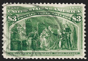 Sale 1227, Lot 2942, $1.00-$5.00 1893 Columbian Issue (Scott 241-245)