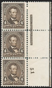 Sale 1227, Lot 2955, 1894 Unwatermarked Bureau Issue (Scott 246-263)