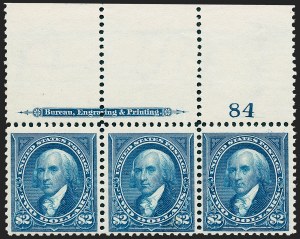 Sale 1227, Lot 2989, 1895 Watermarked and 1897-1903 Change of Colors Bureau Issues (Scott 264-284)