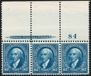 Sale 1227, Lot 2990, 1895 Watermarked and 1897-1903 Change of Colors Bureau Issues (Scott 264-284)