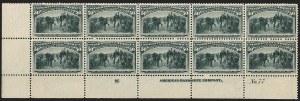 Sale 1227, Lot 3049, The Dr. Bernard S. Yudowitz Collection of Plate Blocks (Scott 230-299)
