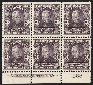Sale 1227, Lot 3081, The Dr. Bernard S. Yudowitz Collection of Plate Blocks (Scott 300-423)