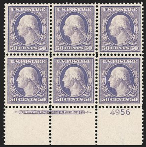 Sale 1227, Lot 3095, The Dr. Bernard S. Yudowitz Collection of Plate Blocks (Scott 300-423)