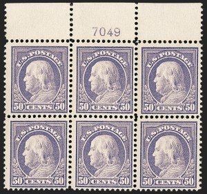 Sale 1227, Lot 3113, The Dr. Bernard S. Yudowitz Collection of Plate Blocks (Scott 300-423)