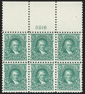 Sale 1227, Lot 3132, The Dr. Bernard S. Yudowitz Collection of Plate Blocks (Scott 432-834)